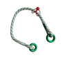 Sirius multiSAVER Cambium Saver rope with green rings, ideal for tree surgeons and fall protection systems.