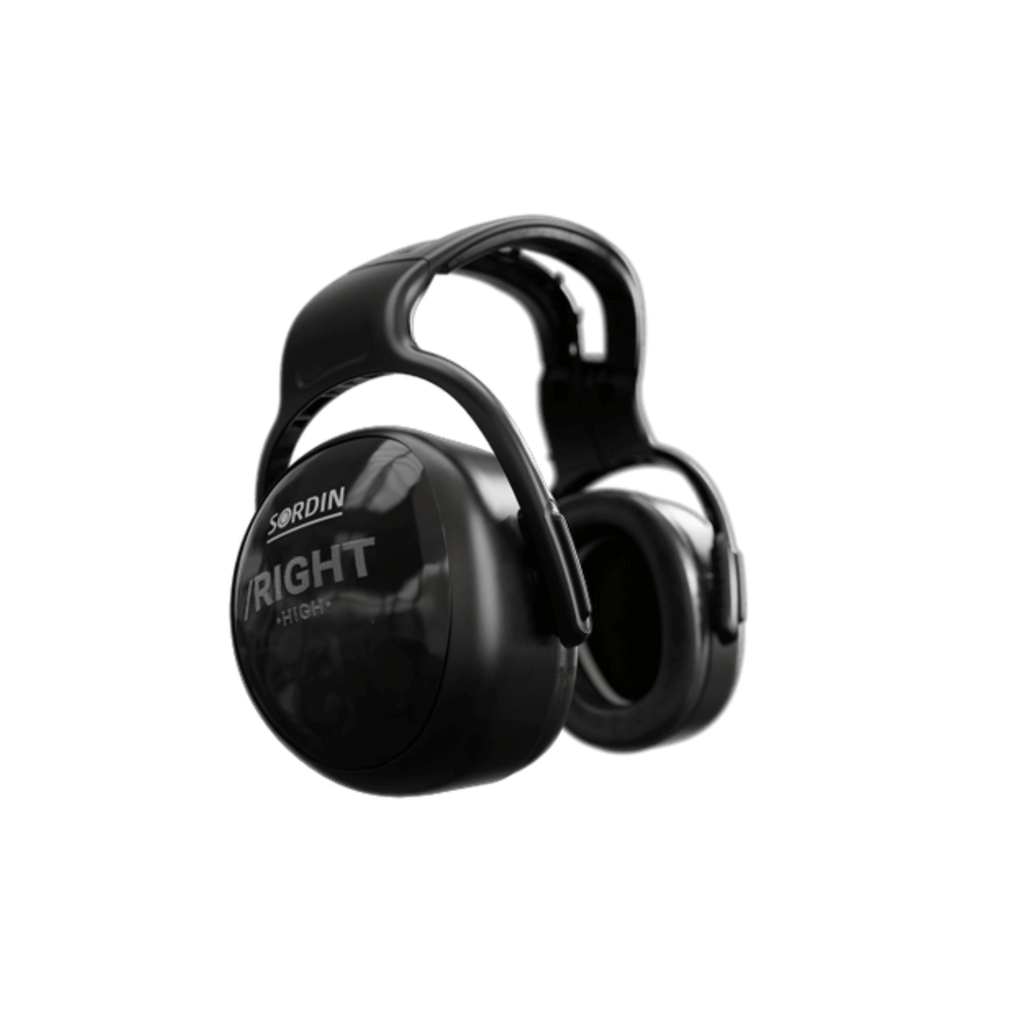 Sordin left/RIGHT High passive headband ear defenders for tree surgeons, offering premium noise protection.