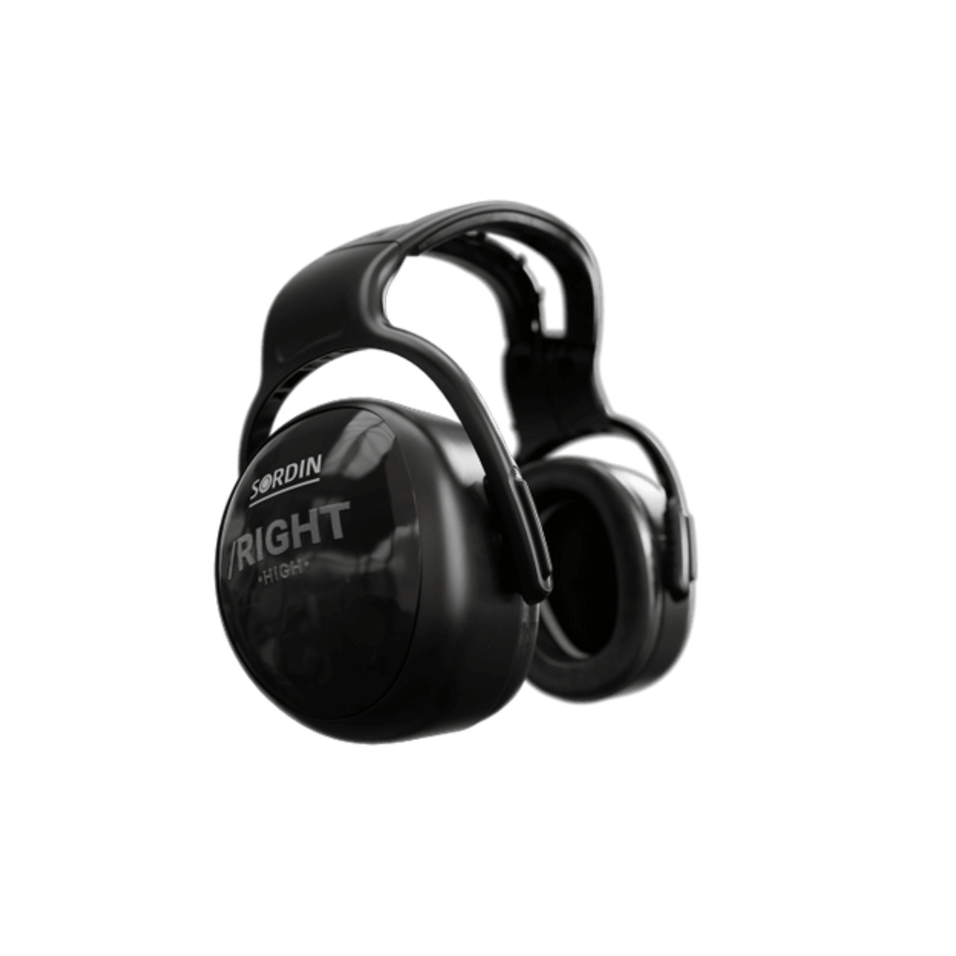 Sordin left/RIGHT High passive headband ear defenders for tree surgeons, offering premium noise protection.