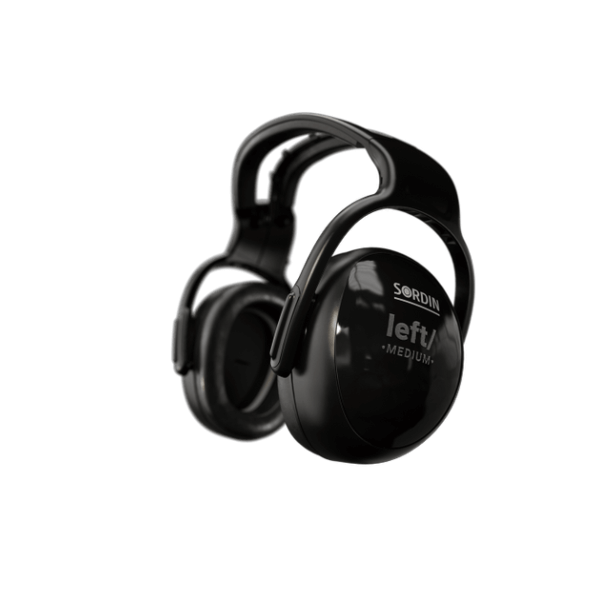 Sordin left/RIGHT Medium ear defenders, ideal passive hearing protection for tree surgeons in medium-noise environments.
