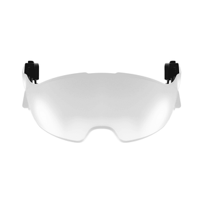 Clear half visor for Sovos helmets, anti-fog, scratch resistant, ideal for tree surgeons.
