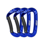 CONNEXT Tool Karabiner 3 Pack - lightweight blue karabiners for Tree Surgeons, ideal for organizing tools and accessories.