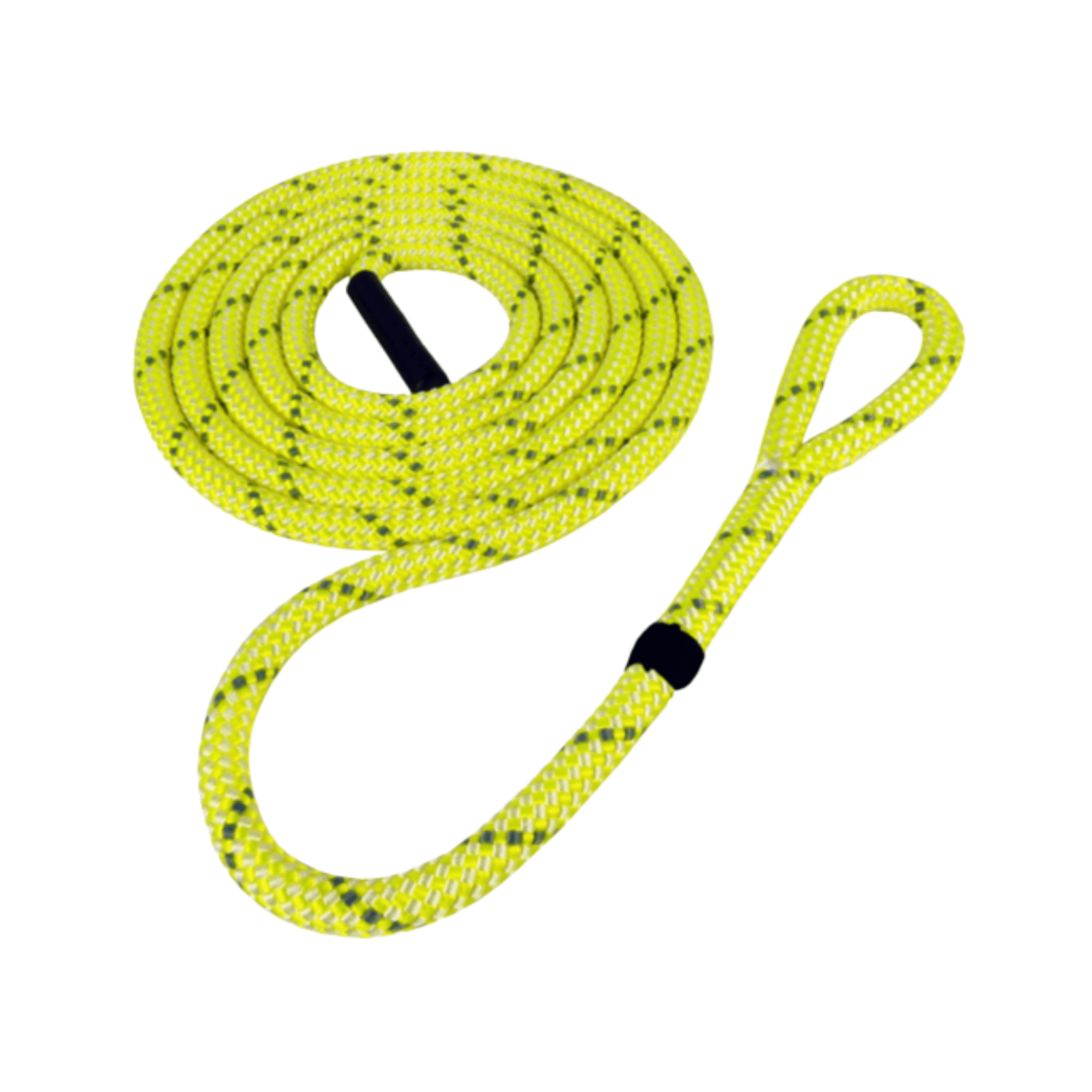 OMEGA-RQ Dead-Eye Sling, durable arborist rigging sling for tree surgeons, bright yellow cordage.