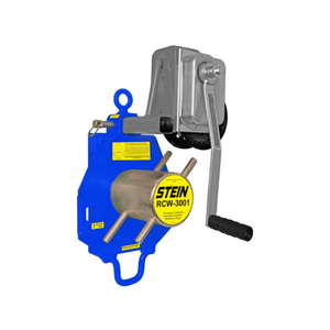 STEIN RCW3001 Lowering Device for tree surgeons, featuring friction control and winching capability.