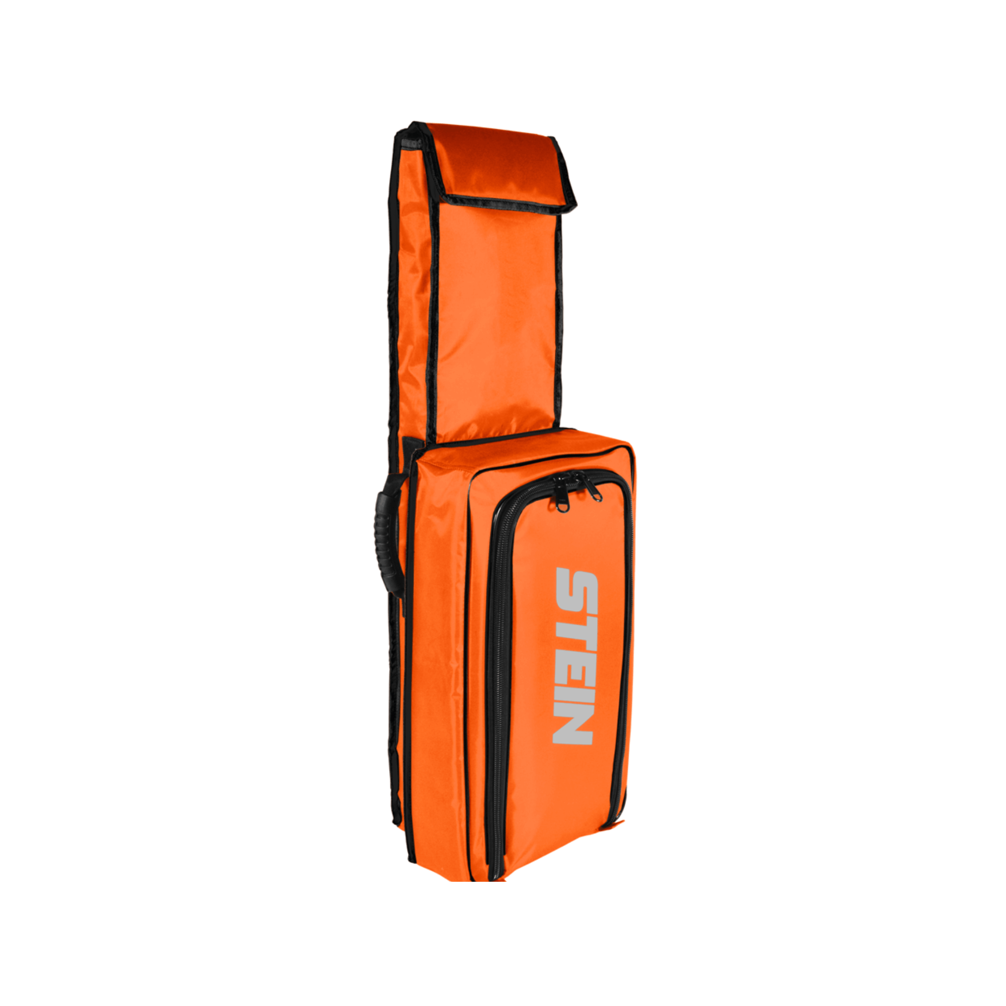 STEIN SKY-Launch Storage Bag in bright orange, designed for safely storing and transporting pole sections for tree surgeons.