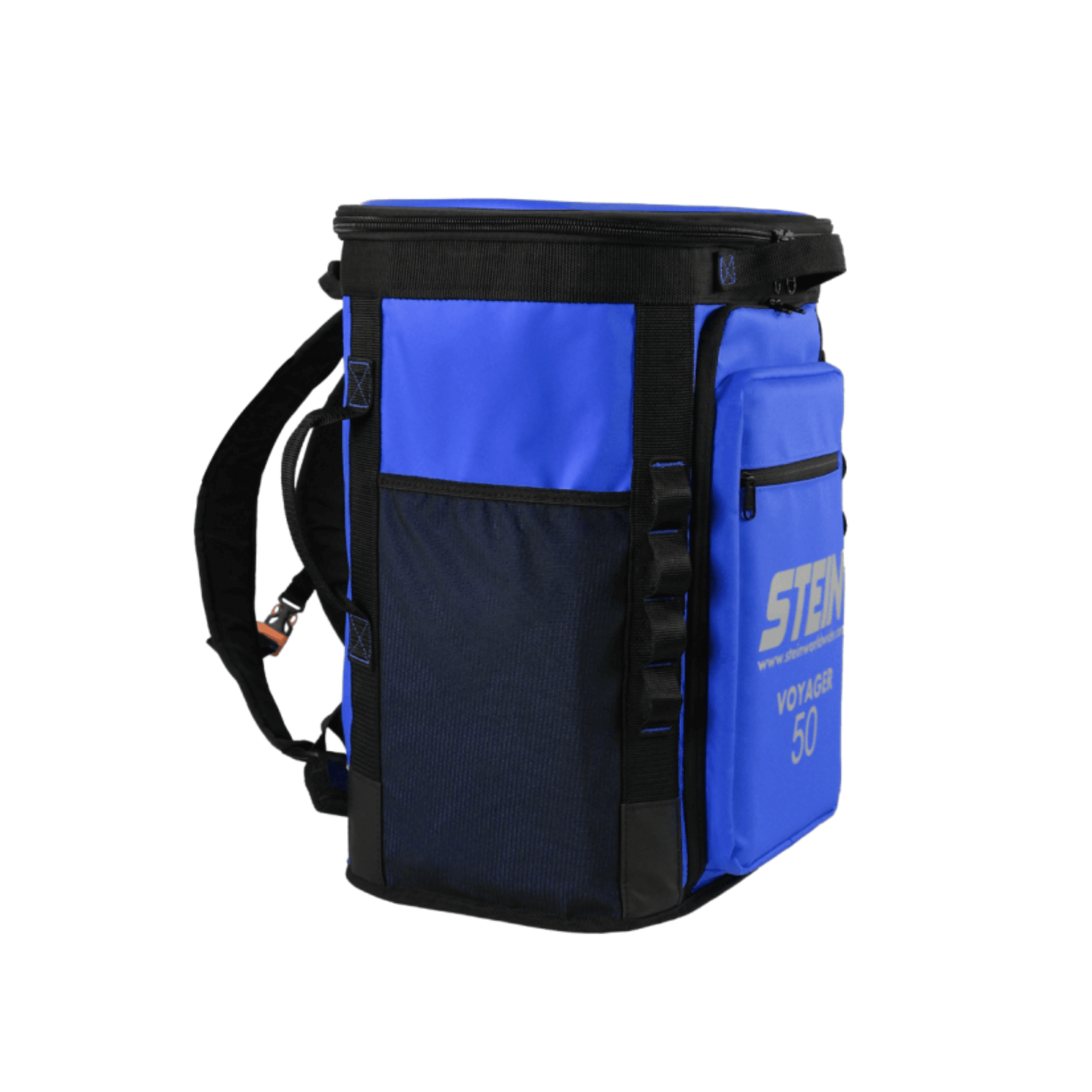 VOYAGER 50 Climbing Kit Storage Bag Blue, durable gear bag for arborists and climbers with spacious design.