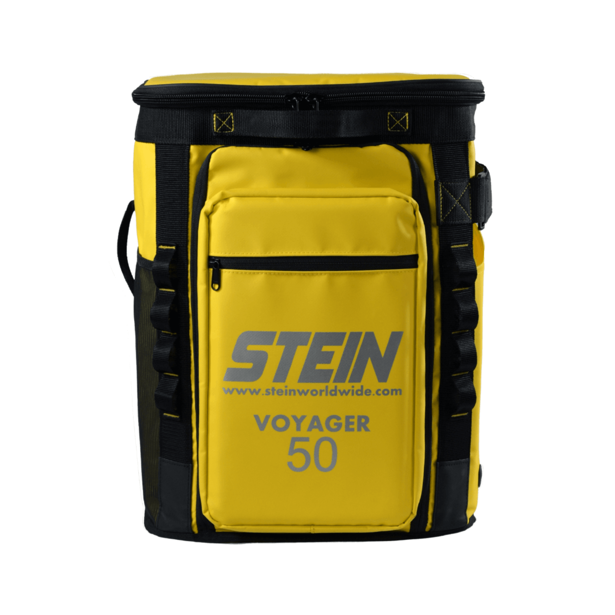 VOYAGER 50 Climbing Kit Storage Bag Yellow - Durable, high-visibility storage solution for climbing gear.