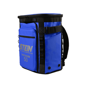 VOYAGER 50 Climbing Kit Storage Bag Blue with durable and versatile design for climbing gear.