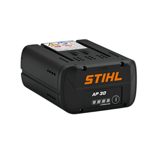 Stihl AP 30 battery pack on a white background