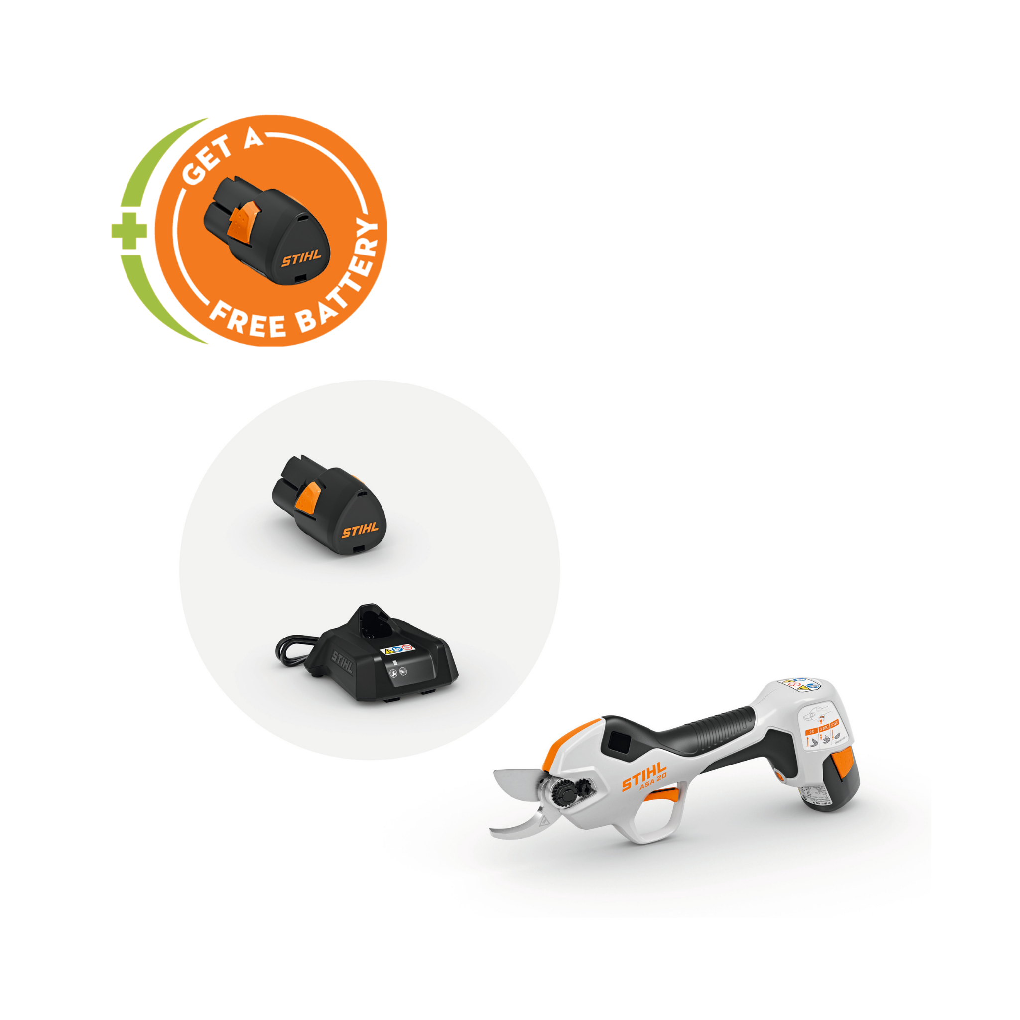 ASA 20 Cordless Secateurs