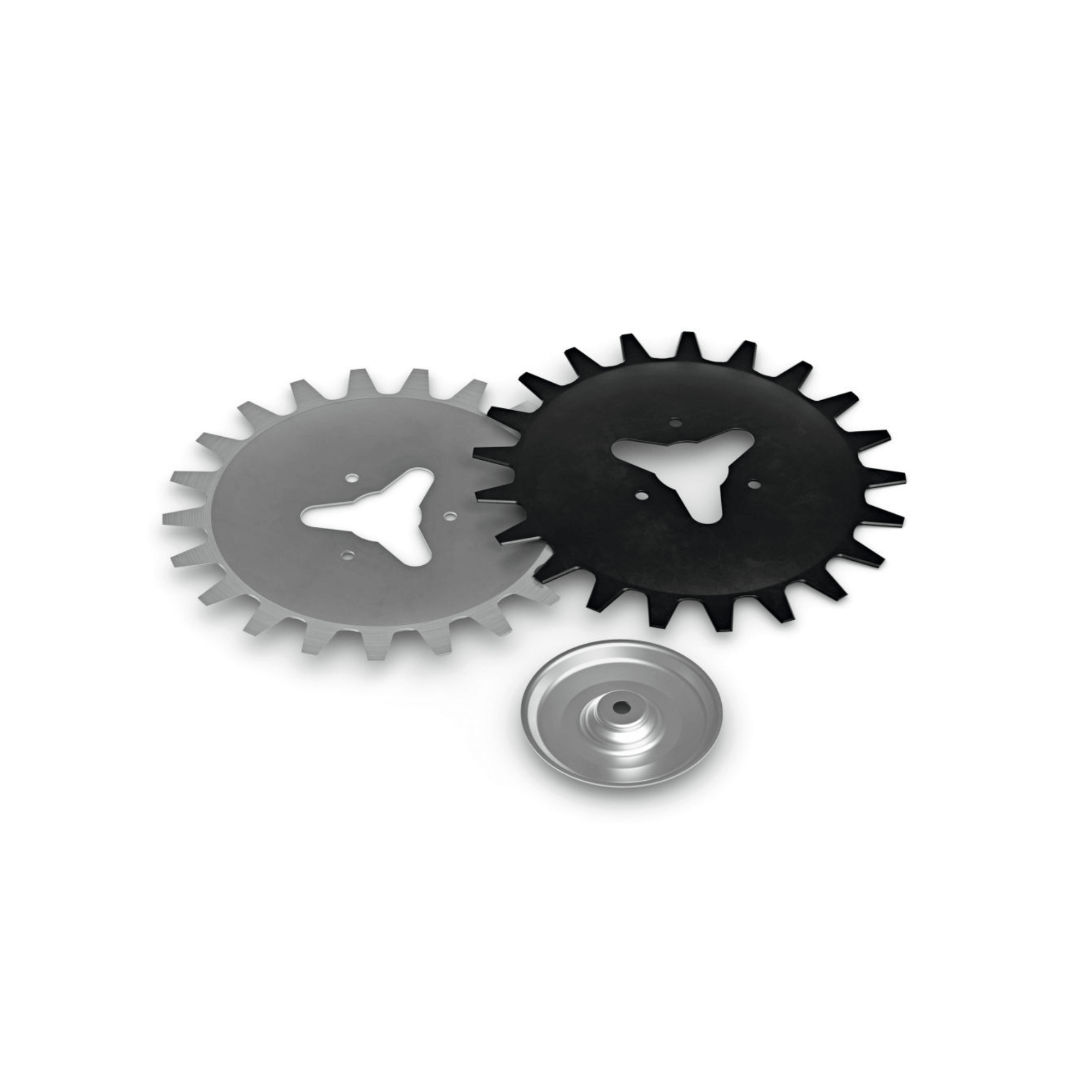 Blade Servicing Set for RG Rotary Cutting Heads including replacement blades and rider plate.