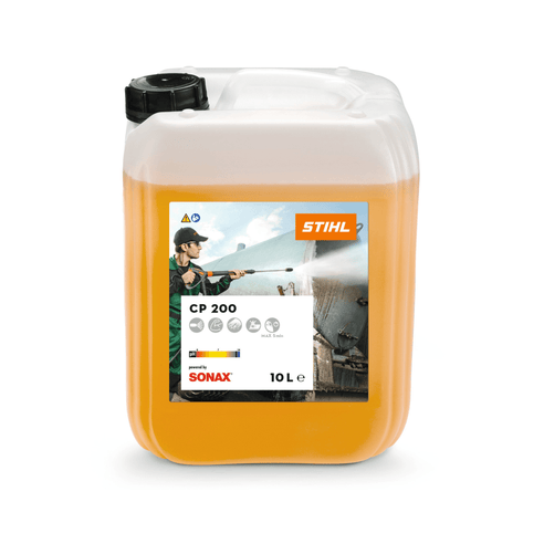 STIHL CP 200 Universal Cleaner 10l in a durable container for professional cleaning tasks.