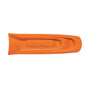 STIHL chainsaw scabbard in vibrant orange, ideal for tree surgeons to transport up to 10" chainsaws safely.