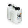 STIHL Combination Canister for transporting 5L fuel and 3L chain oil, ideal for forestry and landscaping.
