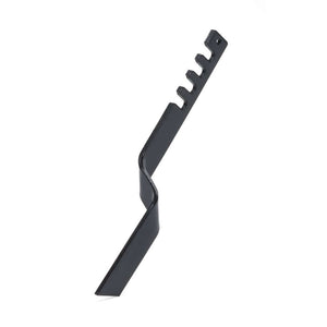 Cultivator blade for varying soil depth and speed; essential tool for tree surgeons in landscaping.