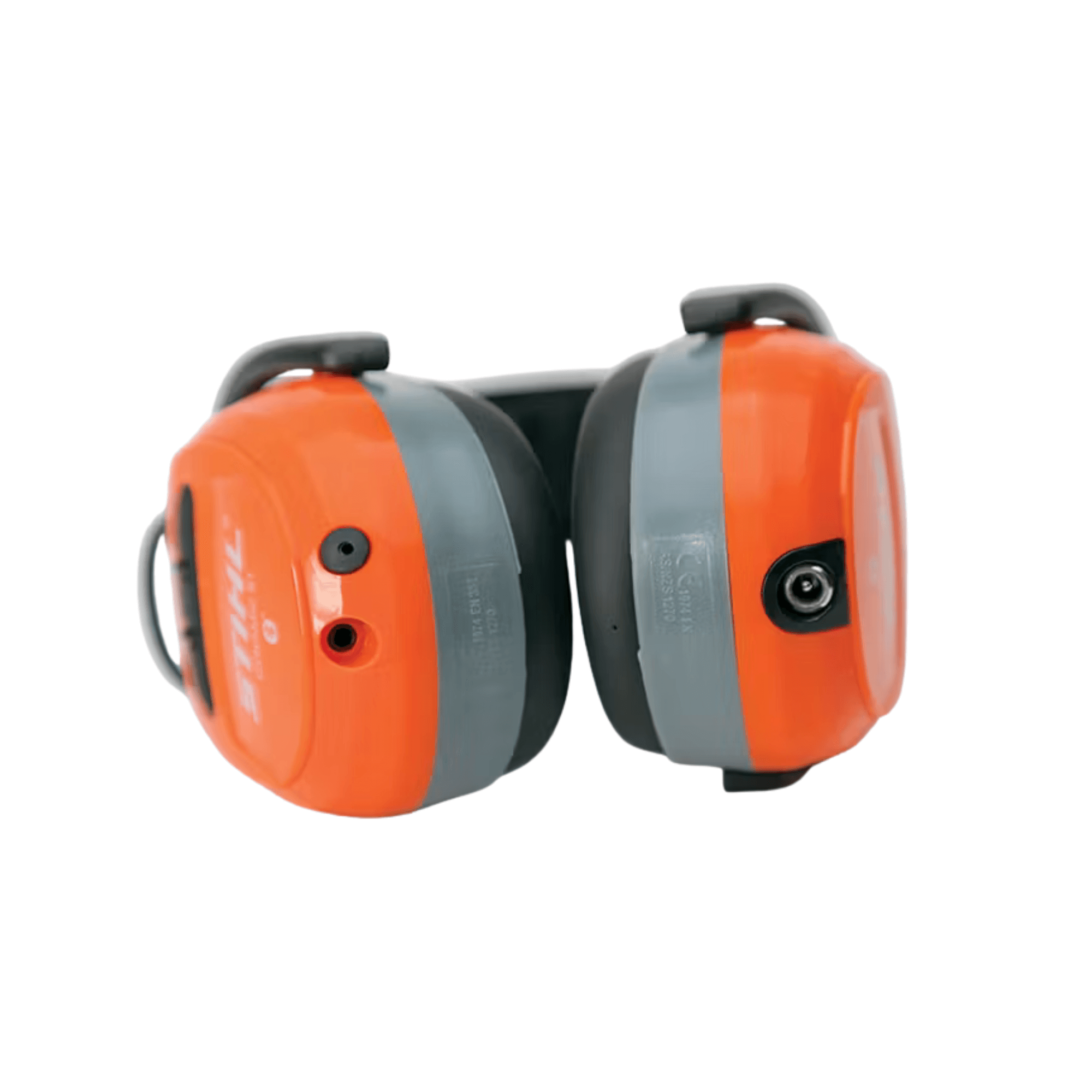 STIHL Dynamic Bluetooth Earmuffs for Tree Surgeons, featuring noise protection and music connectivity.