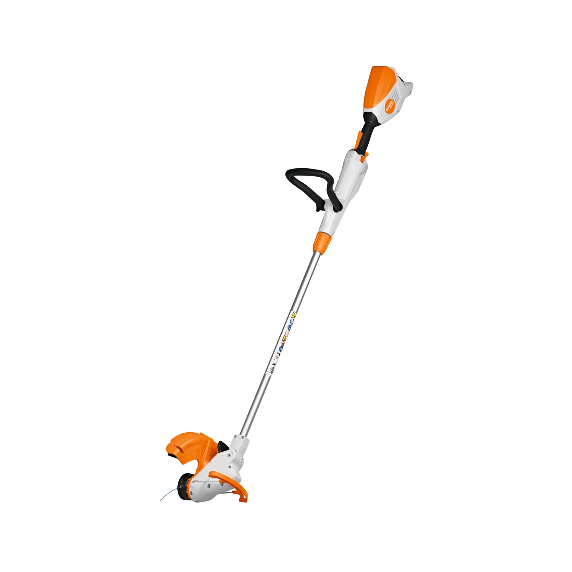 STIHL FSA 57 cordless grass trimmer, lightweight and quiet, ideal for homeowners and light-duty Tree Surgeon use.