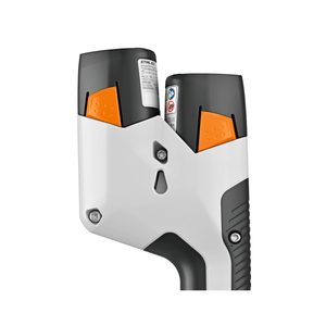 GTA 30 Cordless Battery Pruning Saw Set showing the battery compartment of the STIHL pruning saw.