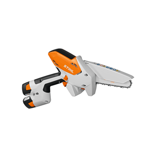 GTA 30 Cordless Battery Pruning Saw Set by STIHL, featuring a lightweight design and battery-powered efficiency.