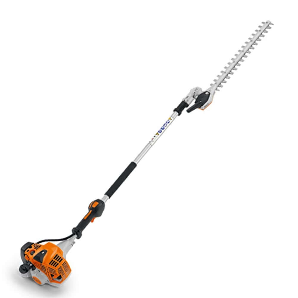 STIHL HL 92 KC-E Professional Long Reach Hedge Trimmer for Tree Surgeons, ideal for tall garden maintenance.