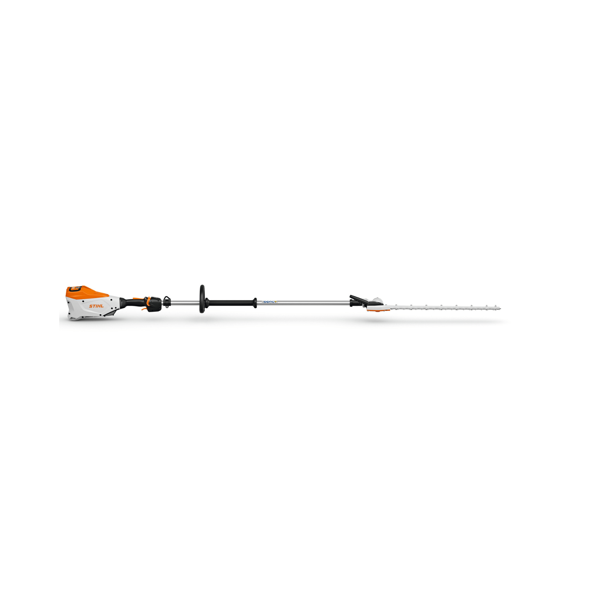 STIHL HLA 135 Cordless Long-Reach Hedge Trimmer designed for professional landscaping and tree surgeon use.