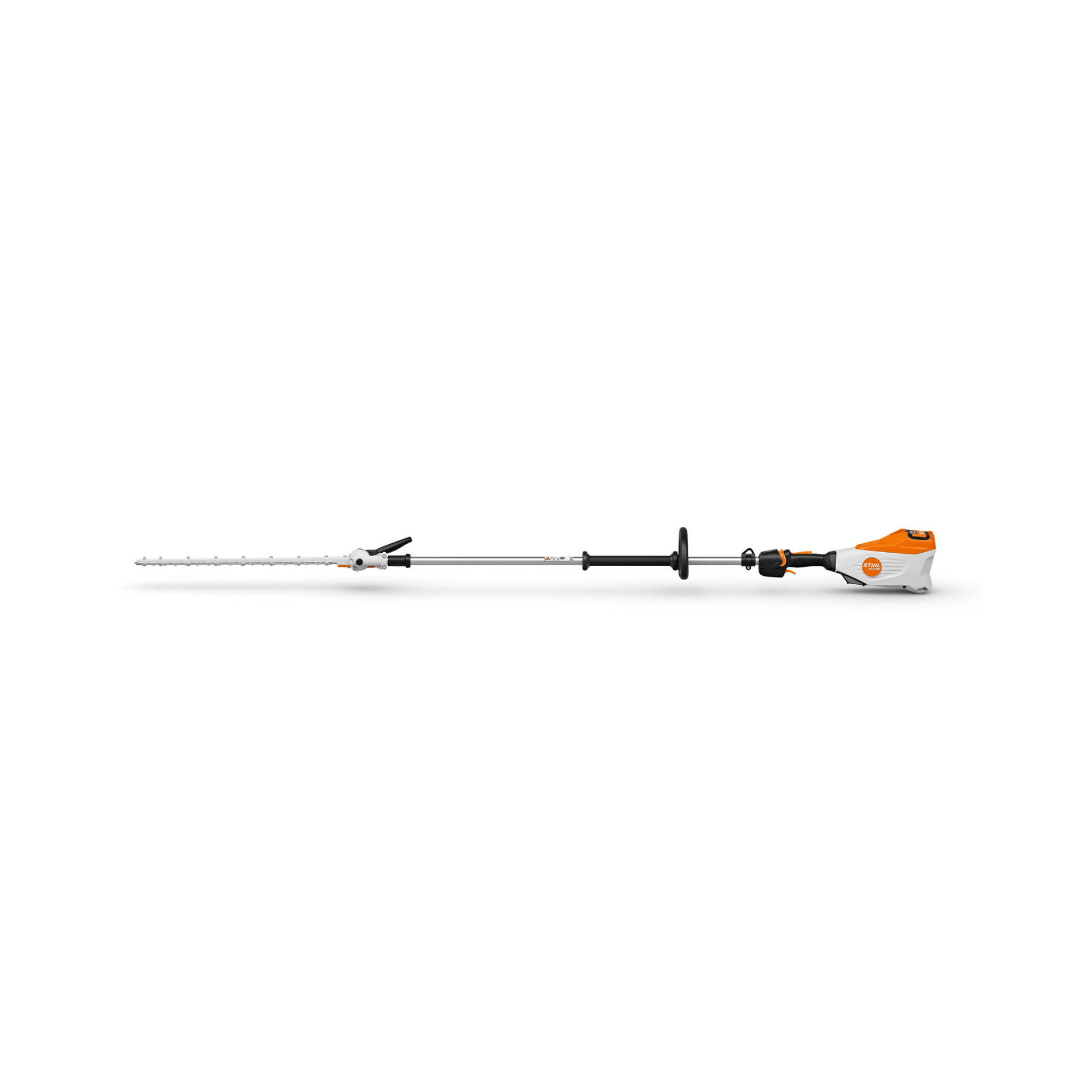 STIHL HLA 135 Cordless Long-Reach Hedge Trimmer for professional landscaping and tree surgeons.