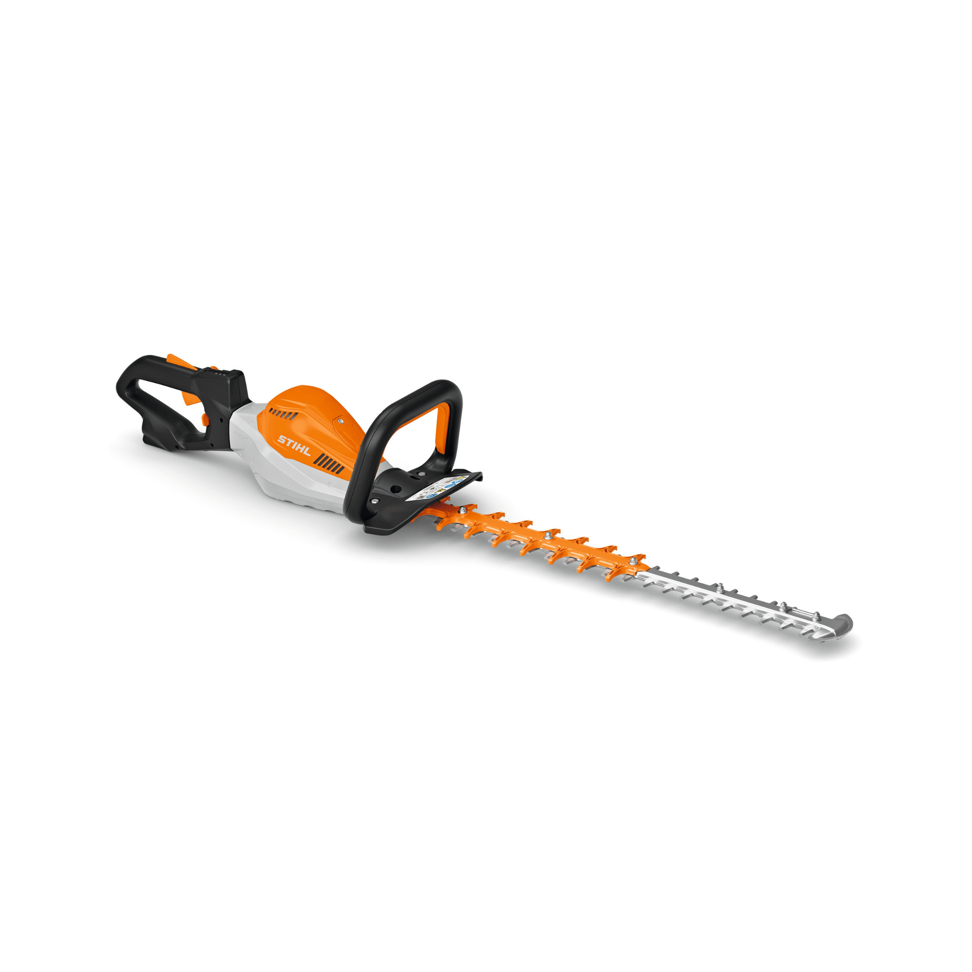 STIHL HSA 130 T cordless hedge trimmer showcasing powerful cutting features, ideal for professionals and tree surgeons.