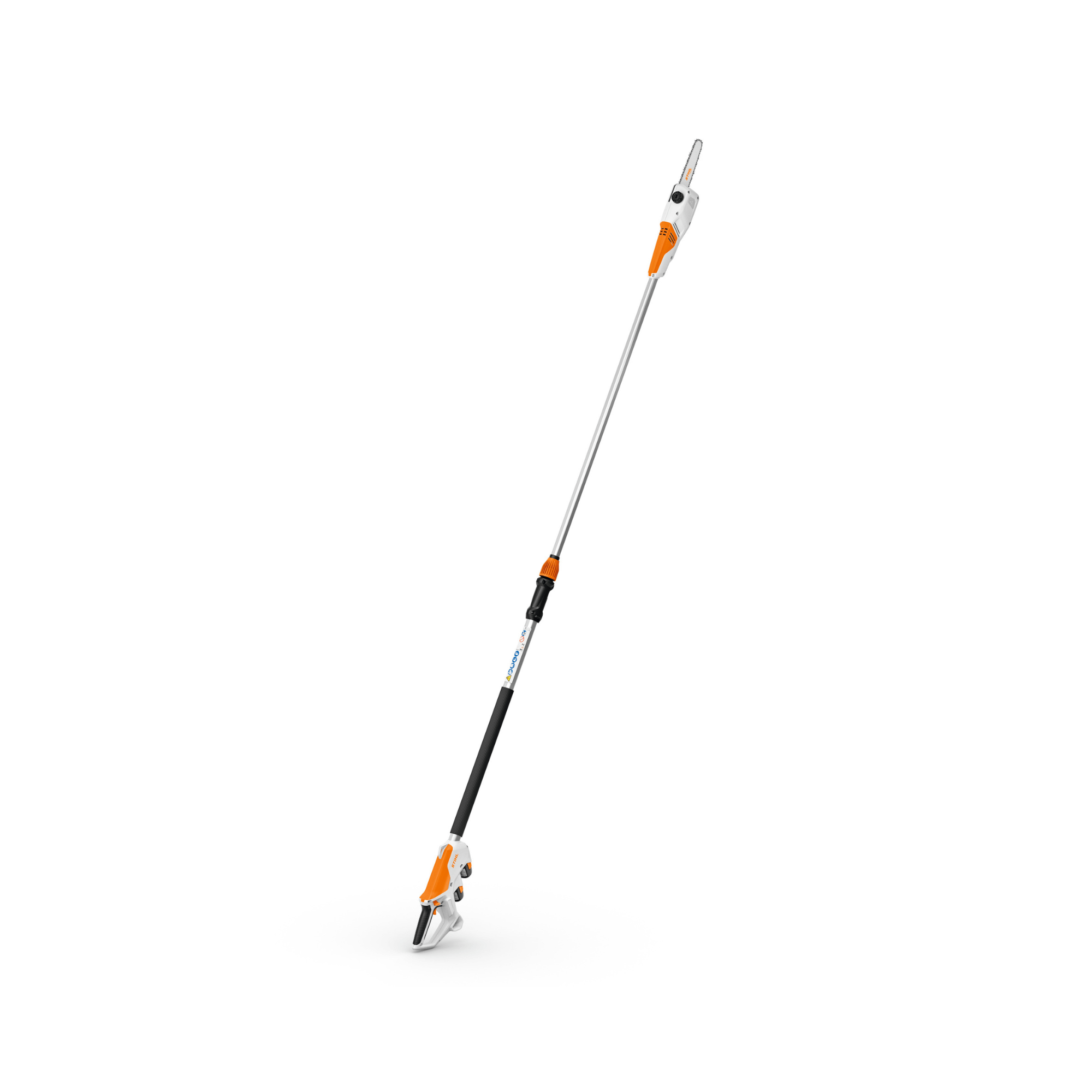 HTA 30 Cordless Pole Pruner for tree surgeons and arborists, ideal for pruning high branches and maintaining shrubs.