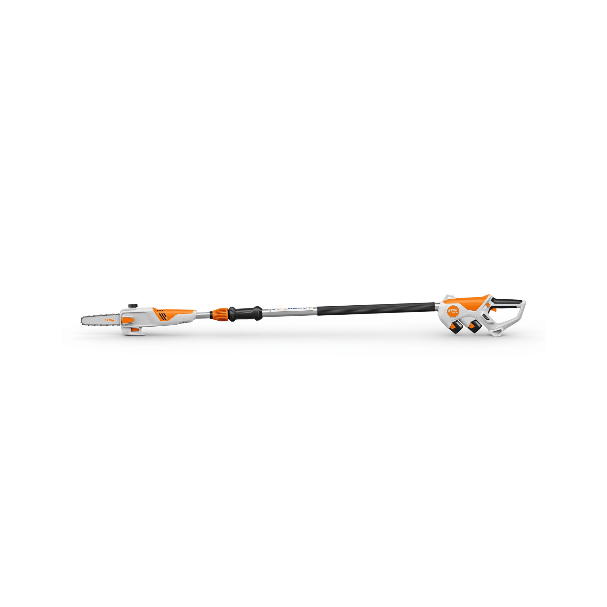 HTA 30 Cordless Pole Pruner for tree surgeons and arborists, designed for high branches and tall shrubs pruning.