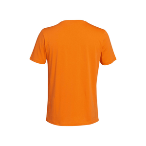 Back view of the Logo Circle T-Shirt Orange showcasing its vibrant color and design.