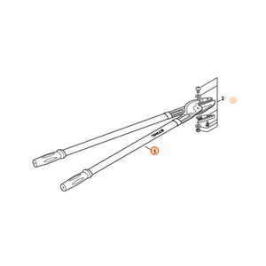 STIHL PB 25 Lopping Shears diagram showing replacement parts and assembly details.