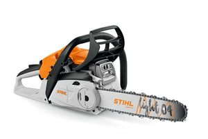 STIHL MS 212 C-BE petrol chainsaw showcasing a powerful design for tree surgeons and homeowners.