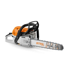 STIHL MS 261 C-M VW heated handle petrol chainsaw for tree surgeons and homeowners, featuring a powerful design.
