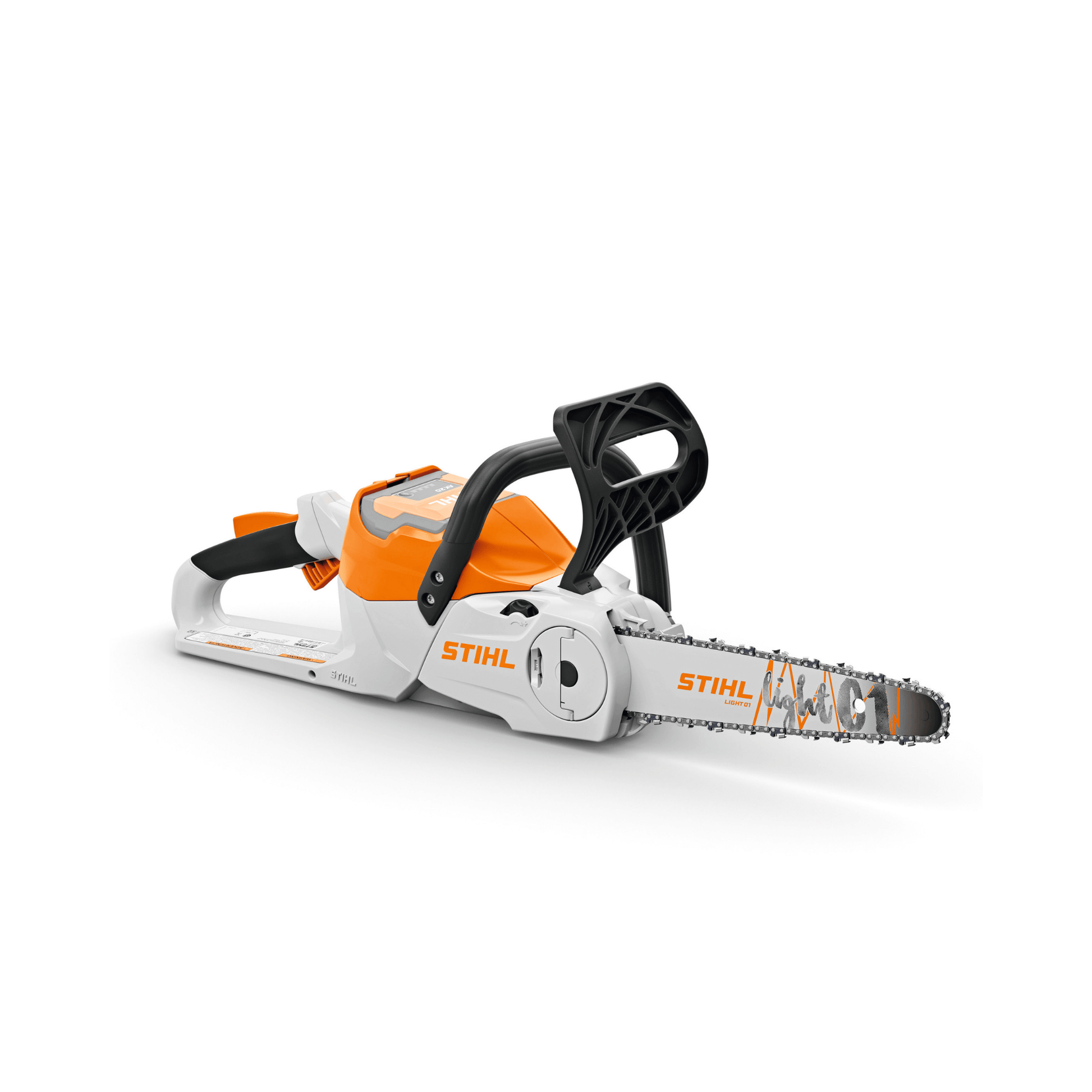 STIHL MSA 70 C-B cordless chainsaw with a 12-inch guide bar, ideal for tree surgeons and domestic landscaping.