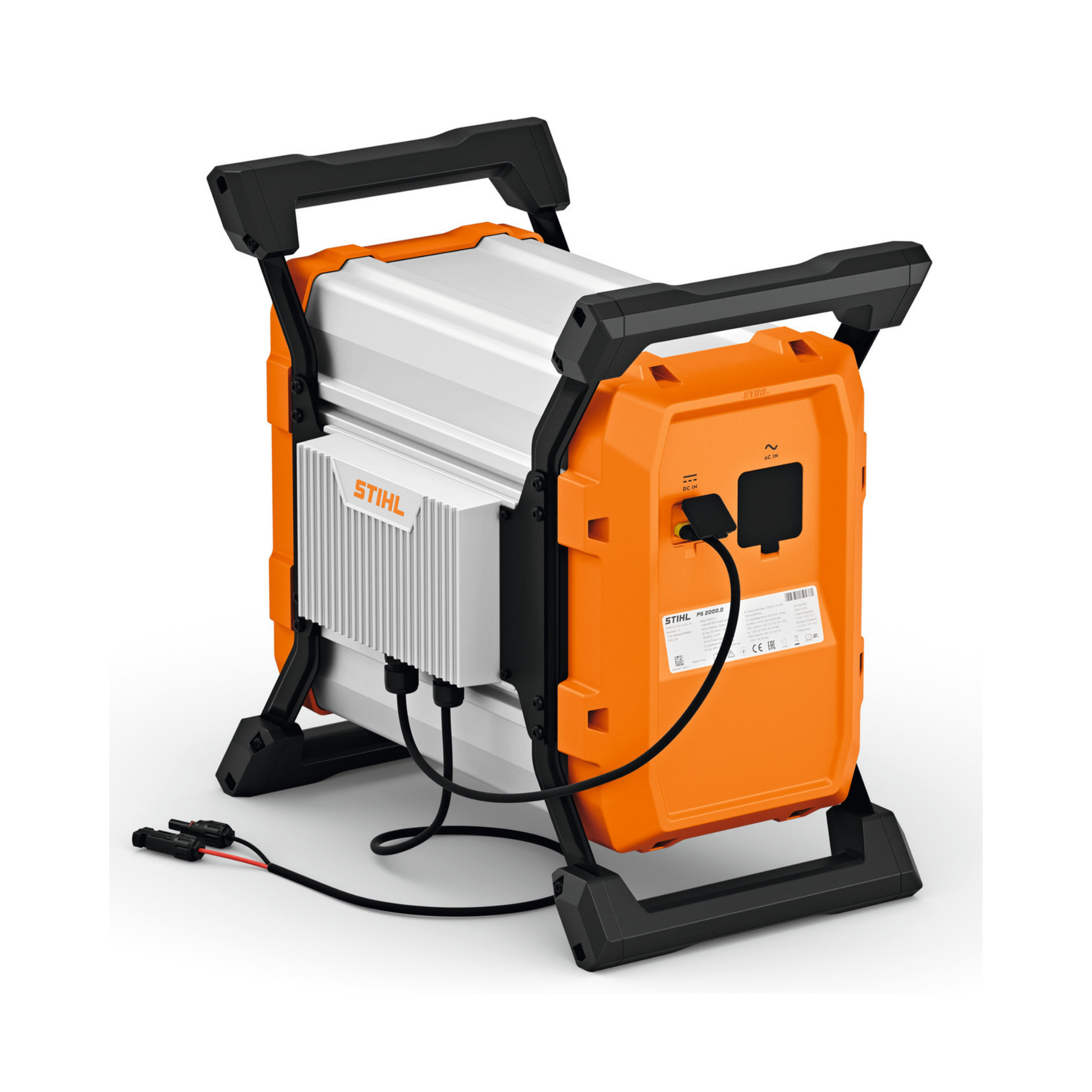 STIHL PS 2000 Portable Power Supply side view showing carry handles and housing.