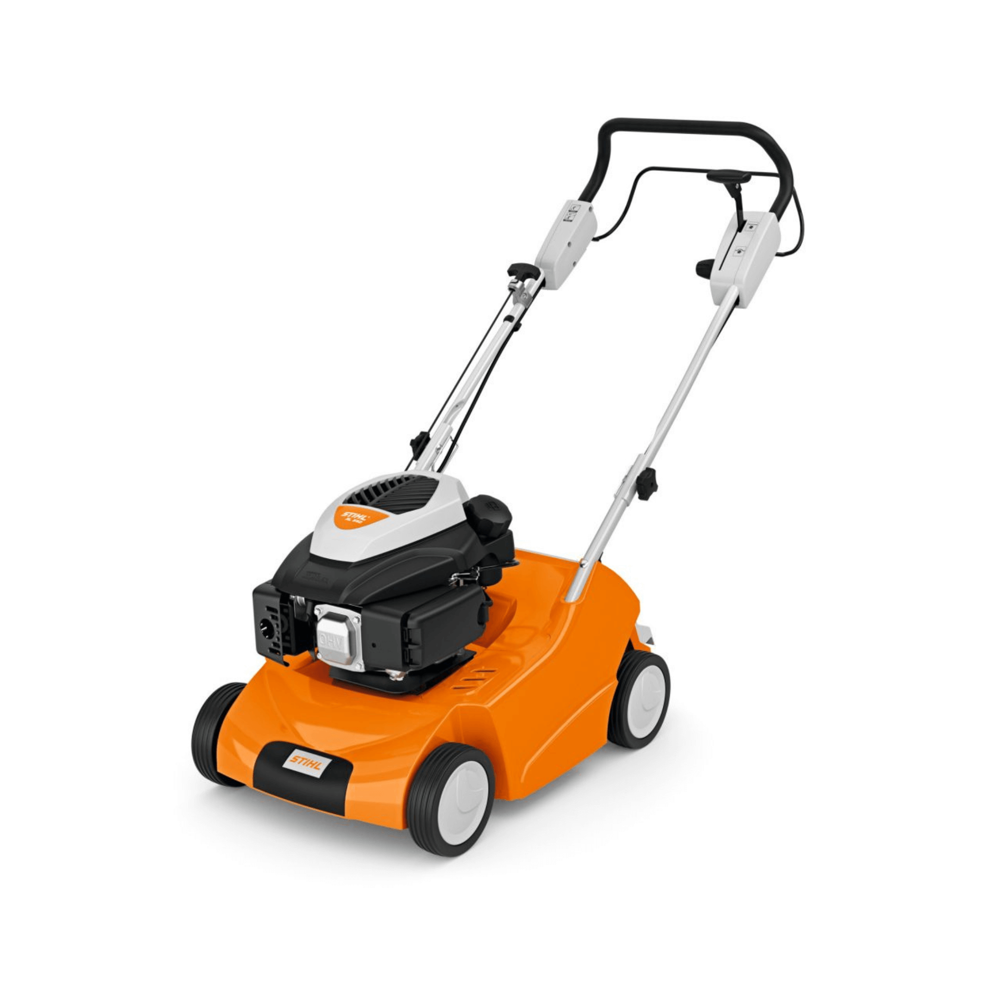 RL 540 Petrol Scarifier for efficient lawn care, featuring adjustable depth and a powerful petrol engine.