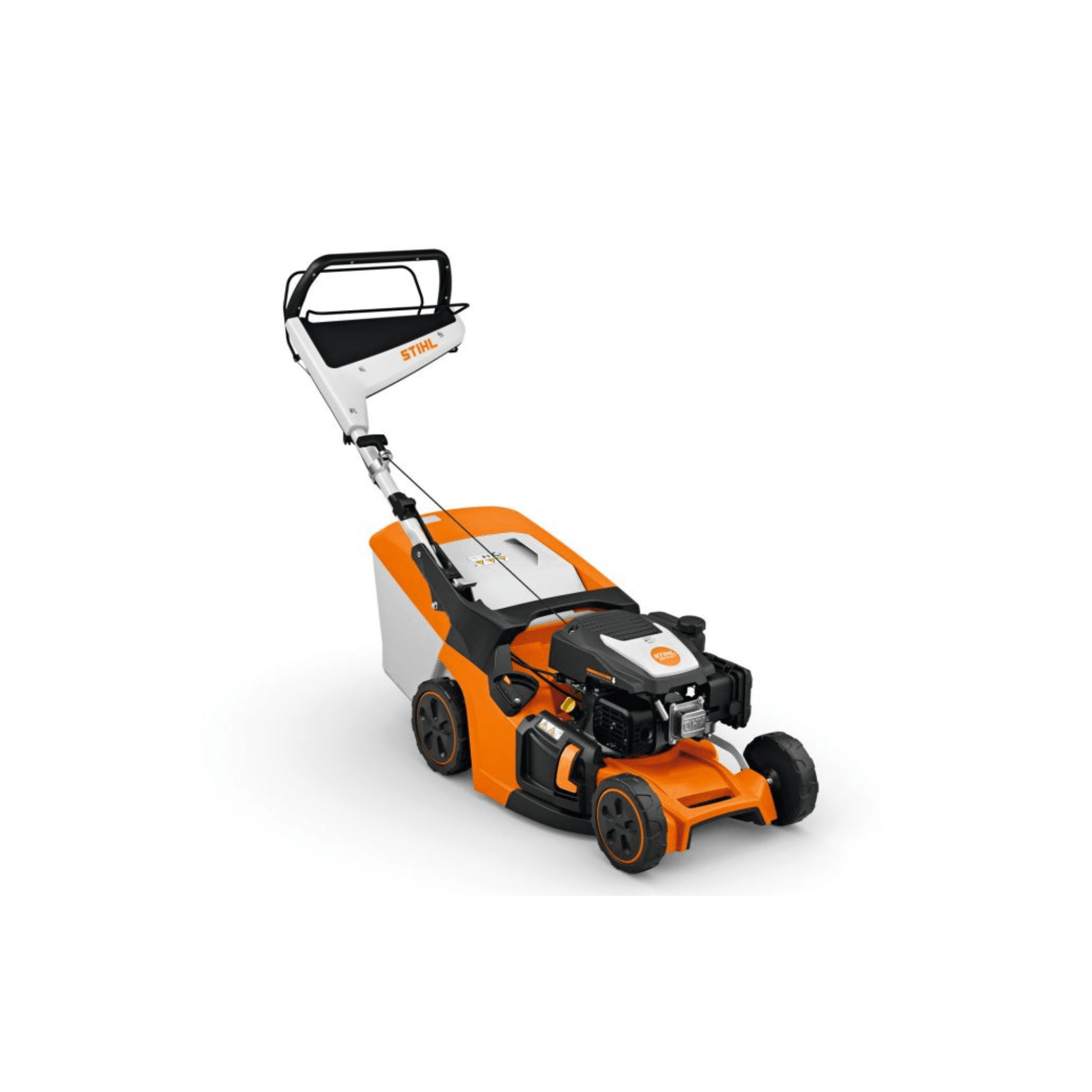 RM 443 T Self Propelled Petrol Lawn Mower for effortless mowing on medium to large lawns.