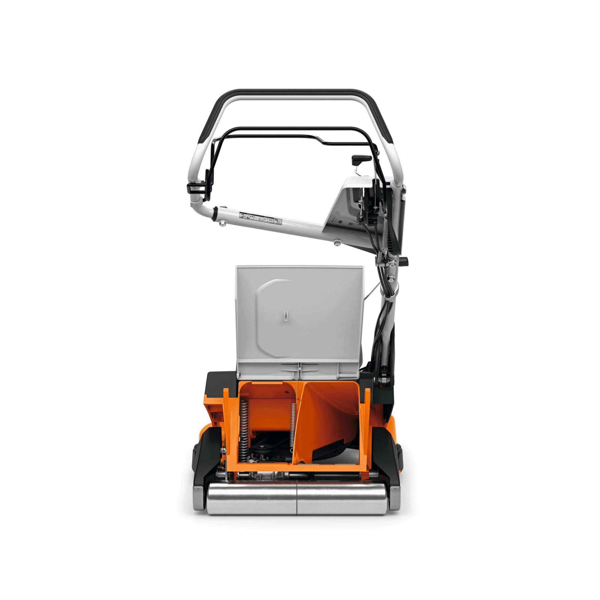 RM 655 RS Petrol Lawn Mower showcasing its robust build and advanced features for efficient lawn care.