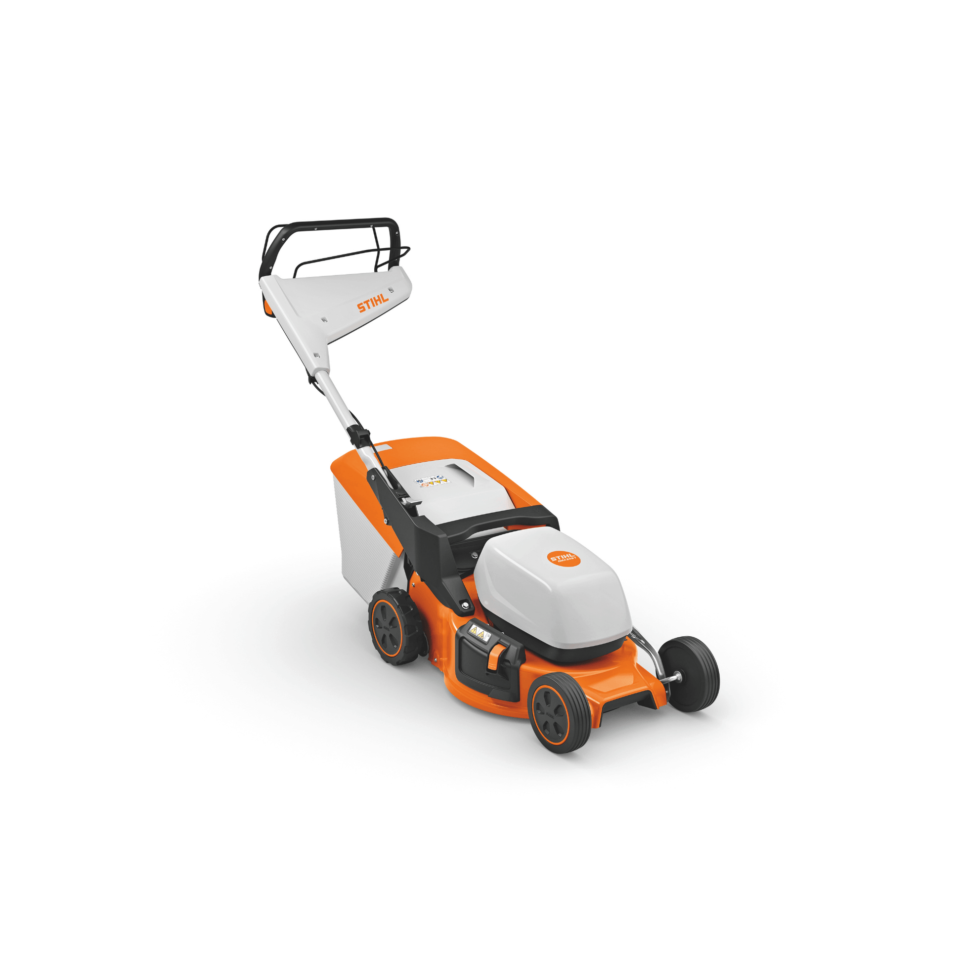 RMA 248 T Self Propelled Cordless Lawnmower in sleek design for efficient lawn maintenance.
