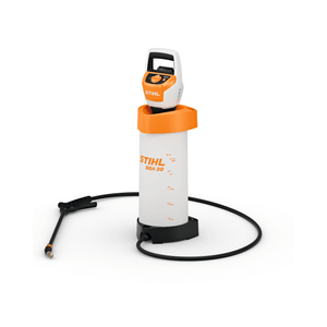 STIHL SGA 30 Cordless Backpack Sprayer AS Battery Set with AS 2 battery and charger for gardening.