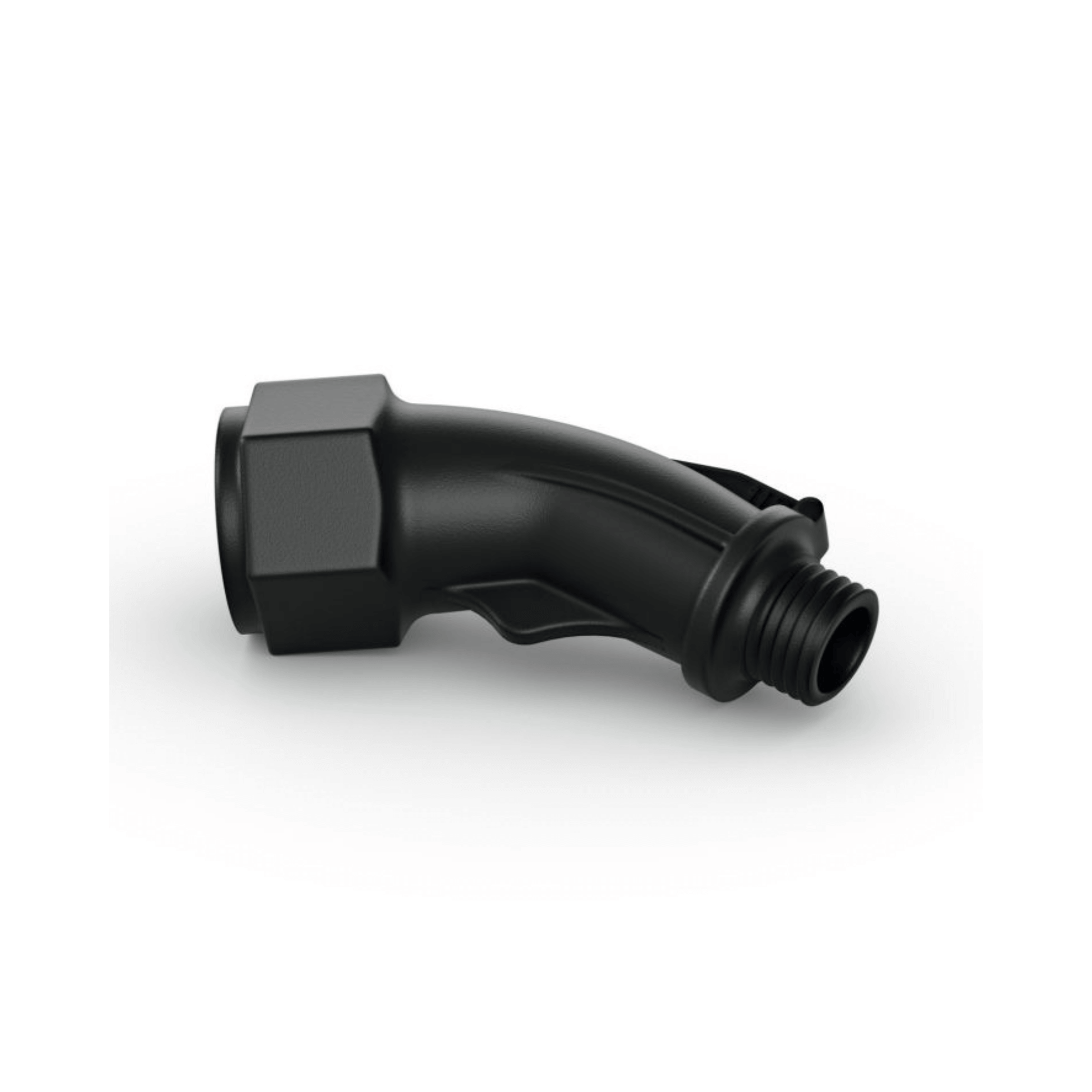 SGA 60 Cordless Sprayer accessory nozzle, durable black plastic with curved design for precise application.