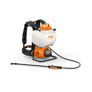 STIHL SGA 60 Cordless Sprayer with backpack design for tree surgeons and gardeners.