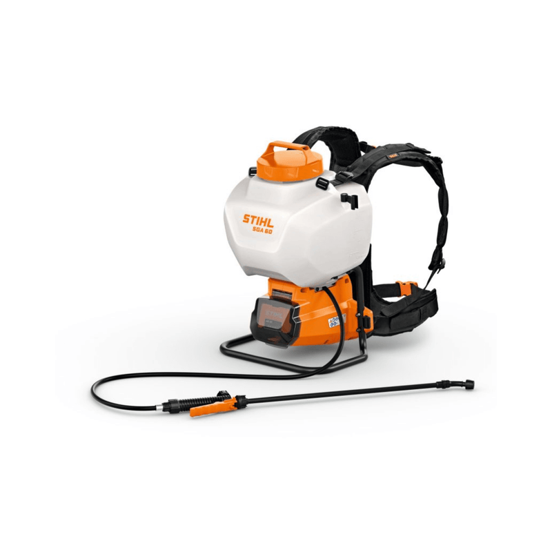 SGA 60 Cordless Backpack Sprayer for Tree Surgeon use, featuring lightweight design and ergonomic straps.