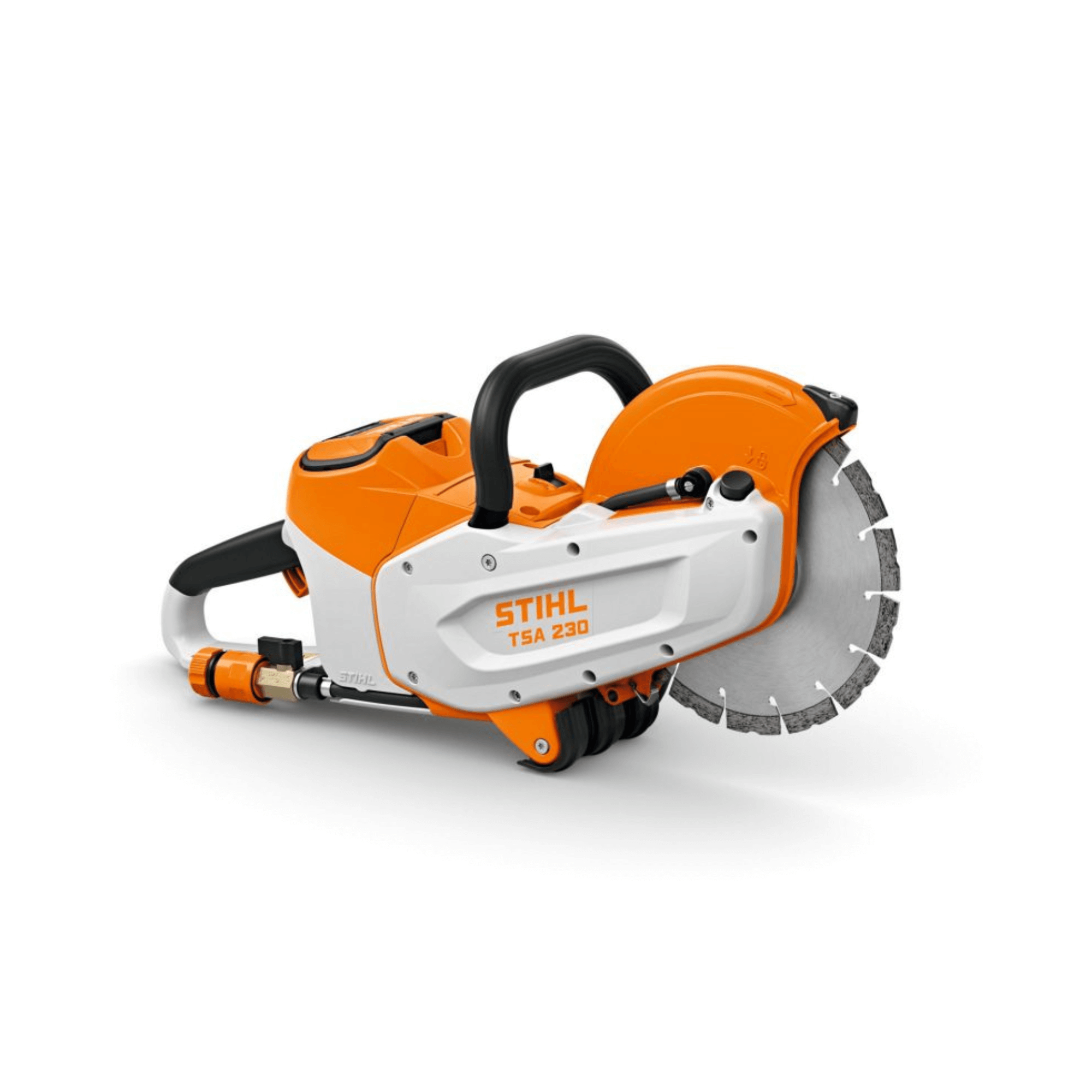 STIHL TSA 230 Cordless Cut-Off Machine 9" featuring a powerful battery-operated design for cutting efficiency.