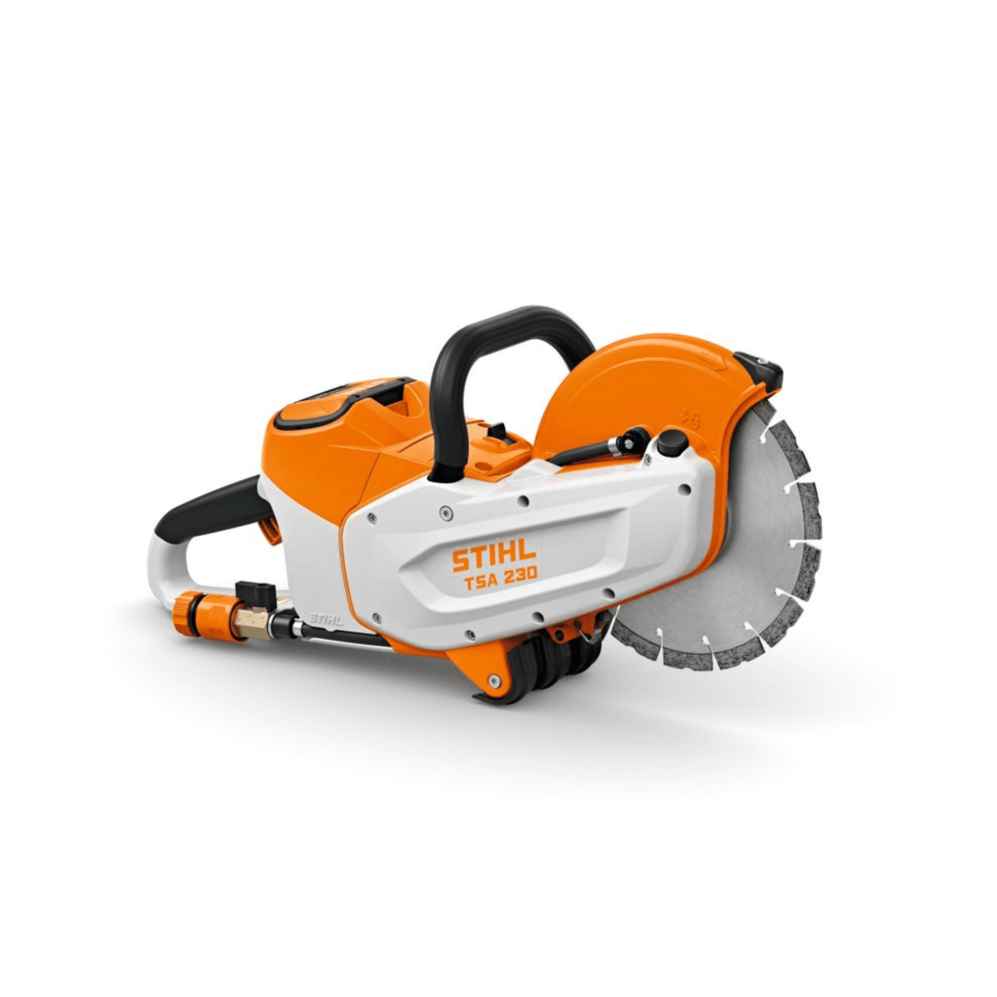 STIHL TSA 230 Cordless Cut-Off Machine 9" featuring a powerful battery-operated design for cutting efficiency.