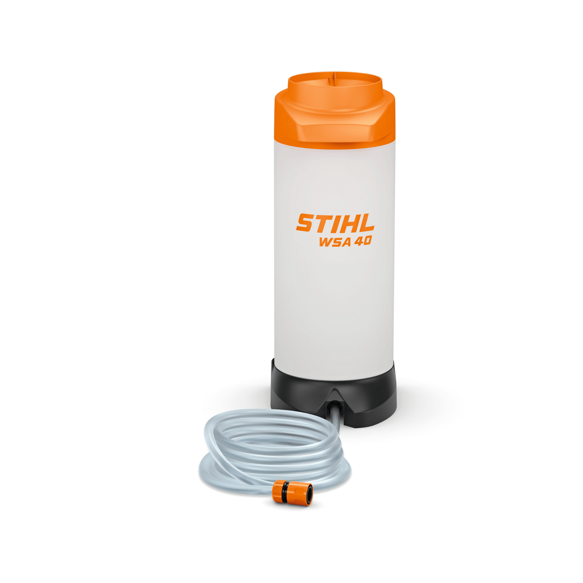 WSA 40 Cordless Pressurised Water Container Battery Set with hose for professional wet cutting.