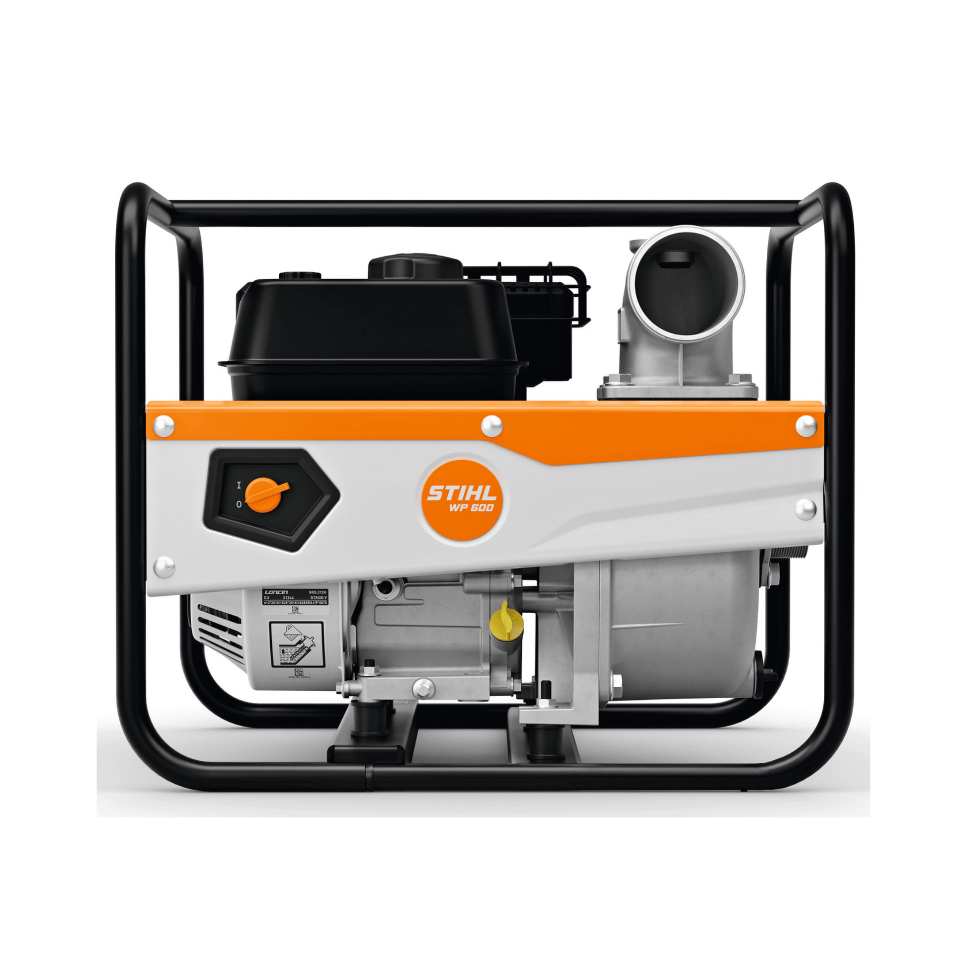 Water Pump 4 Stroke WP 600 - STIHL petrol water pump for efficient water transfer in agriculture and construction.