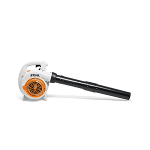 STIHL BG 56 Petrol Leaf Blower side view showcasing its lightweight and powerful design.