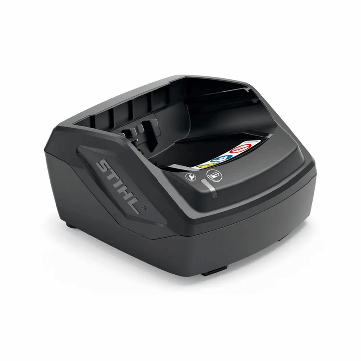 STIHL AL 101 Battery Charger for AK and AP cordless batteries, ideal for Tree Surgeons, compact design with LED indicator.