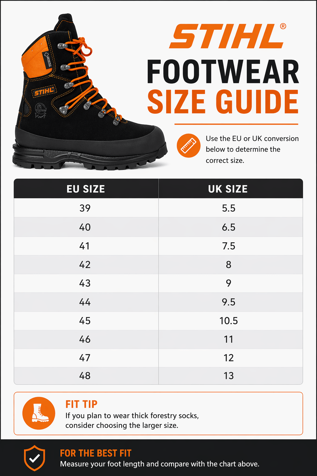 Stihl Functionレザーチェーンソーブーツ | 英国送料無料